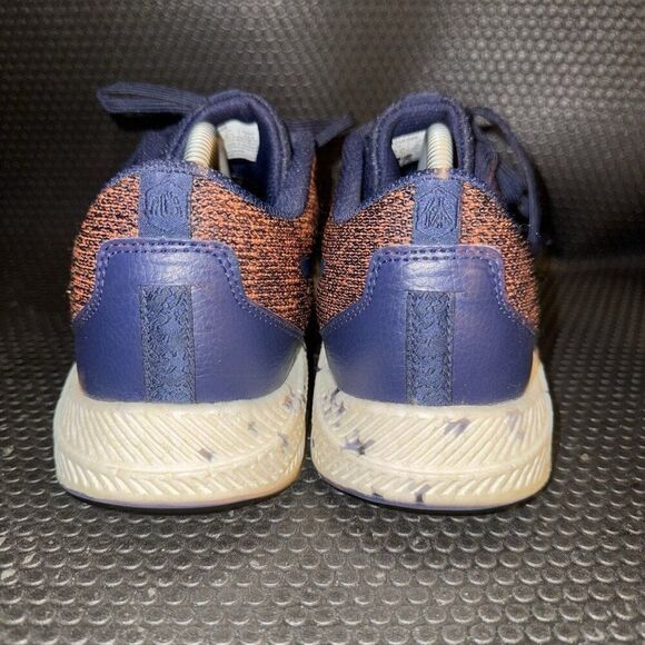 Asics HyperGel-Yu Peacoat Orange Blue Running Shoes Sneakers Men’s Size 10.5 - Picture 3 of 8